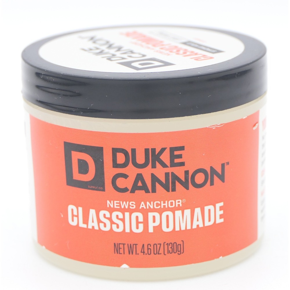 Duke Cannon News Anchor Classic Men's Hair Pomade Strong Hold Light Shine 4.6 oz